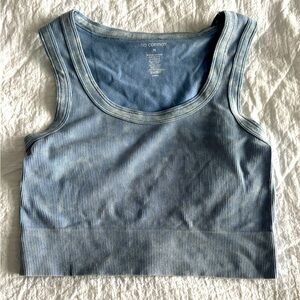Blue Crop Top